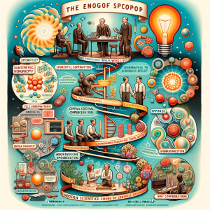 Illustration showcasing the evolution of TPOCo understanding, from Schrödinger's 1944 work to modern insights.